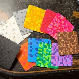 Learning Colors Handmade Perler Bead Squares